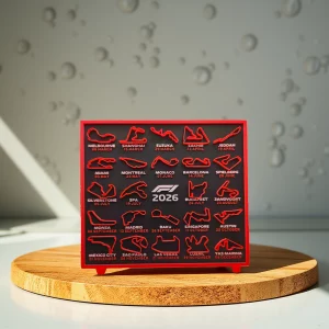 لوحة جدول سباقات فورمولا 1 (F1 2026)